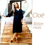Cloë Brown&Tan ribbon Heel