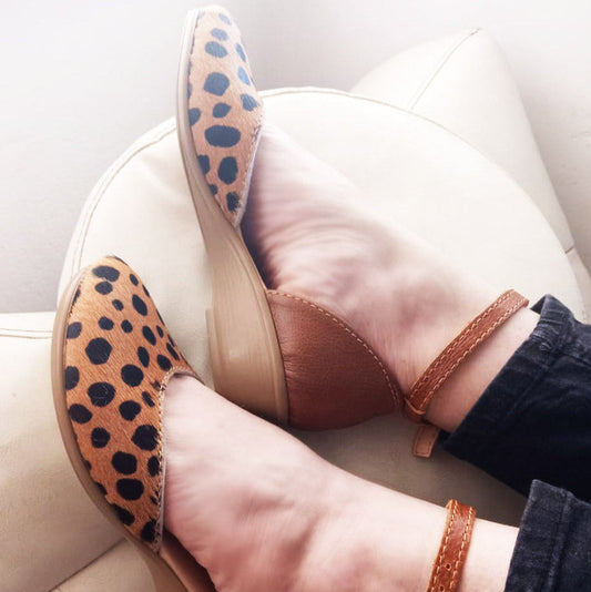 SALE Demi  Cheetah Wedge