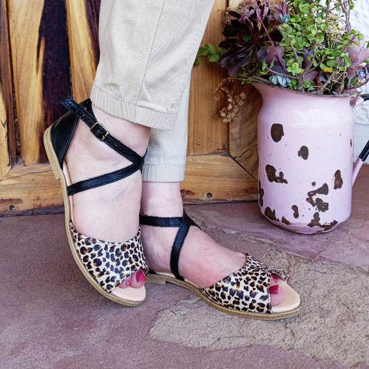 SALE Bella Leopard Sandal