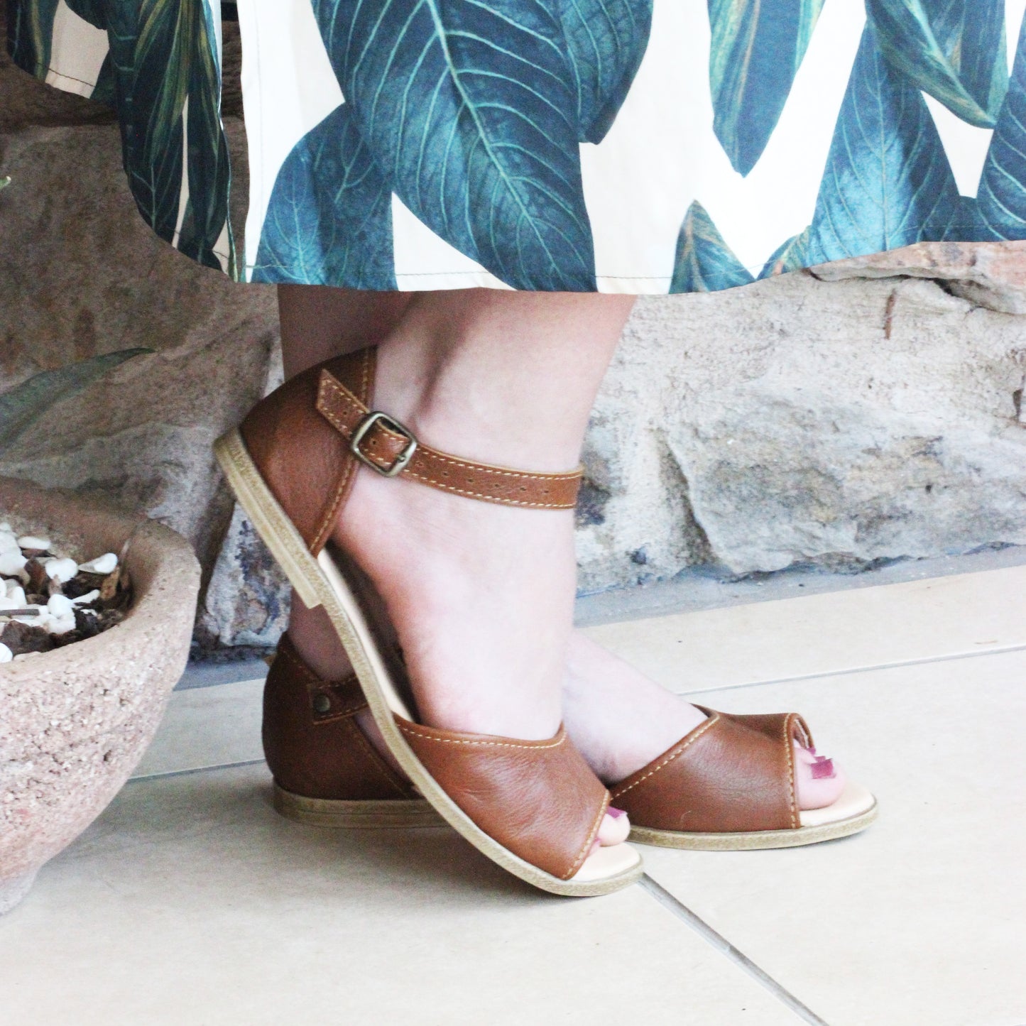 MIA Tan Sandal