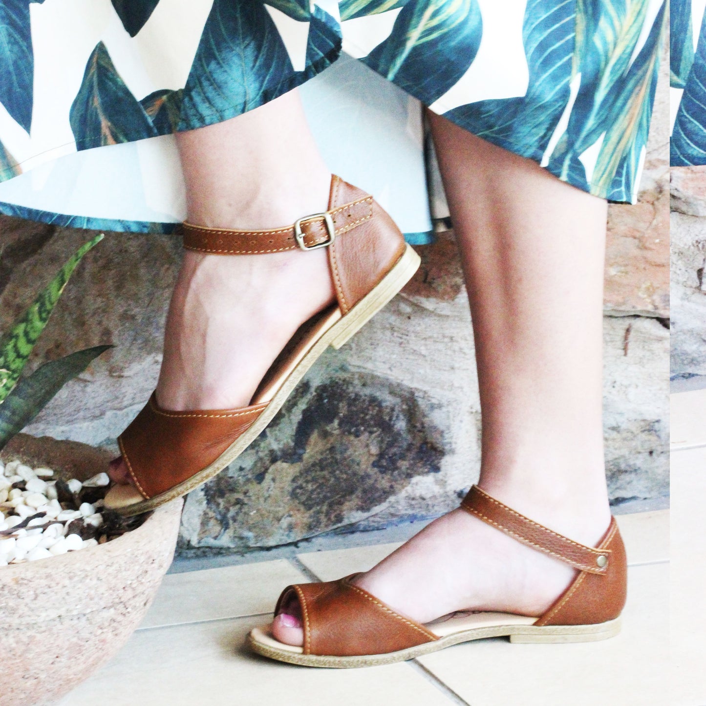 MIA Tan Sandal