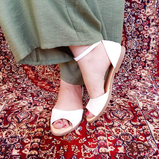 MIA White Sandal