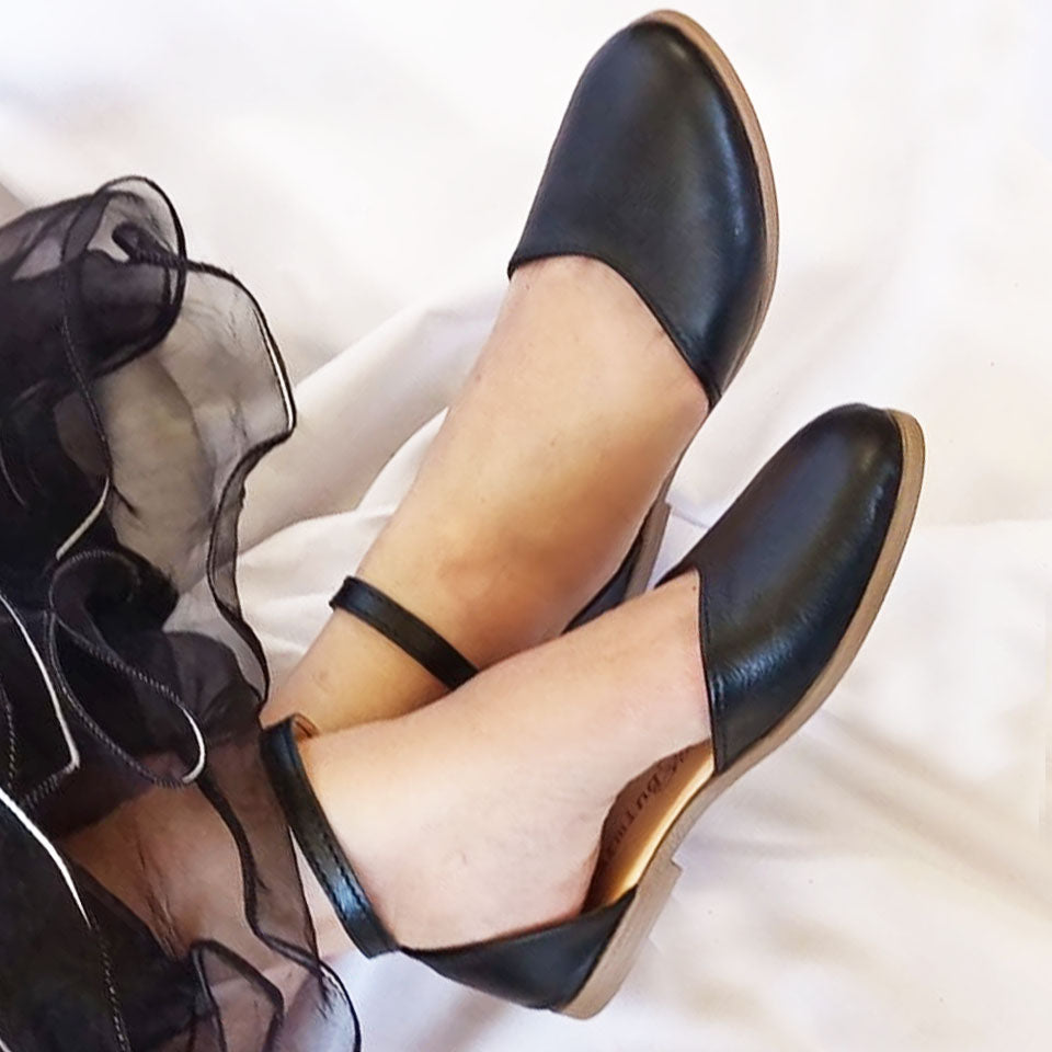NONNA Black Sandal