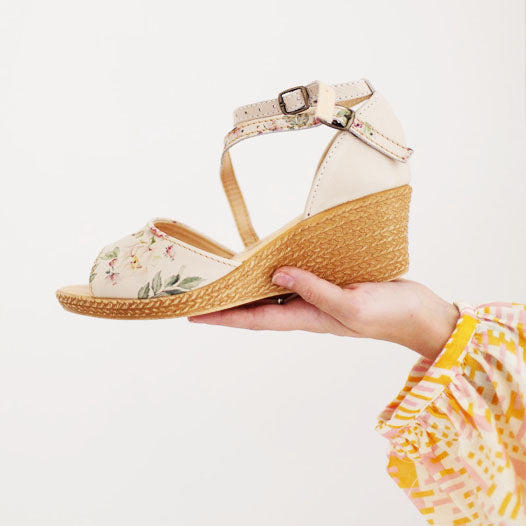SALE Talitha Pink Peoni Wedge