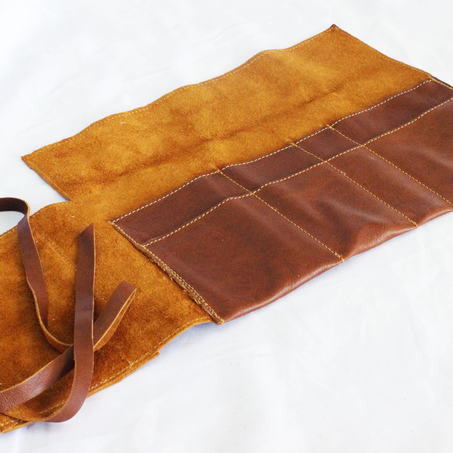 Leather Tan Roly bag