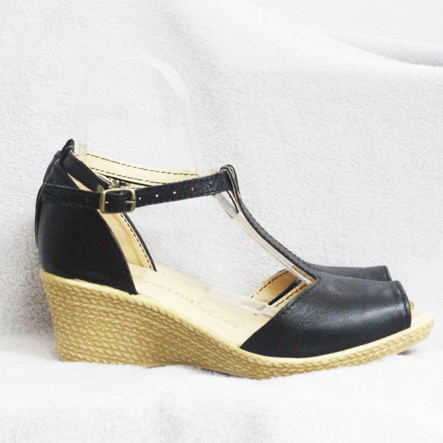 Talitha TBar Black Wedge