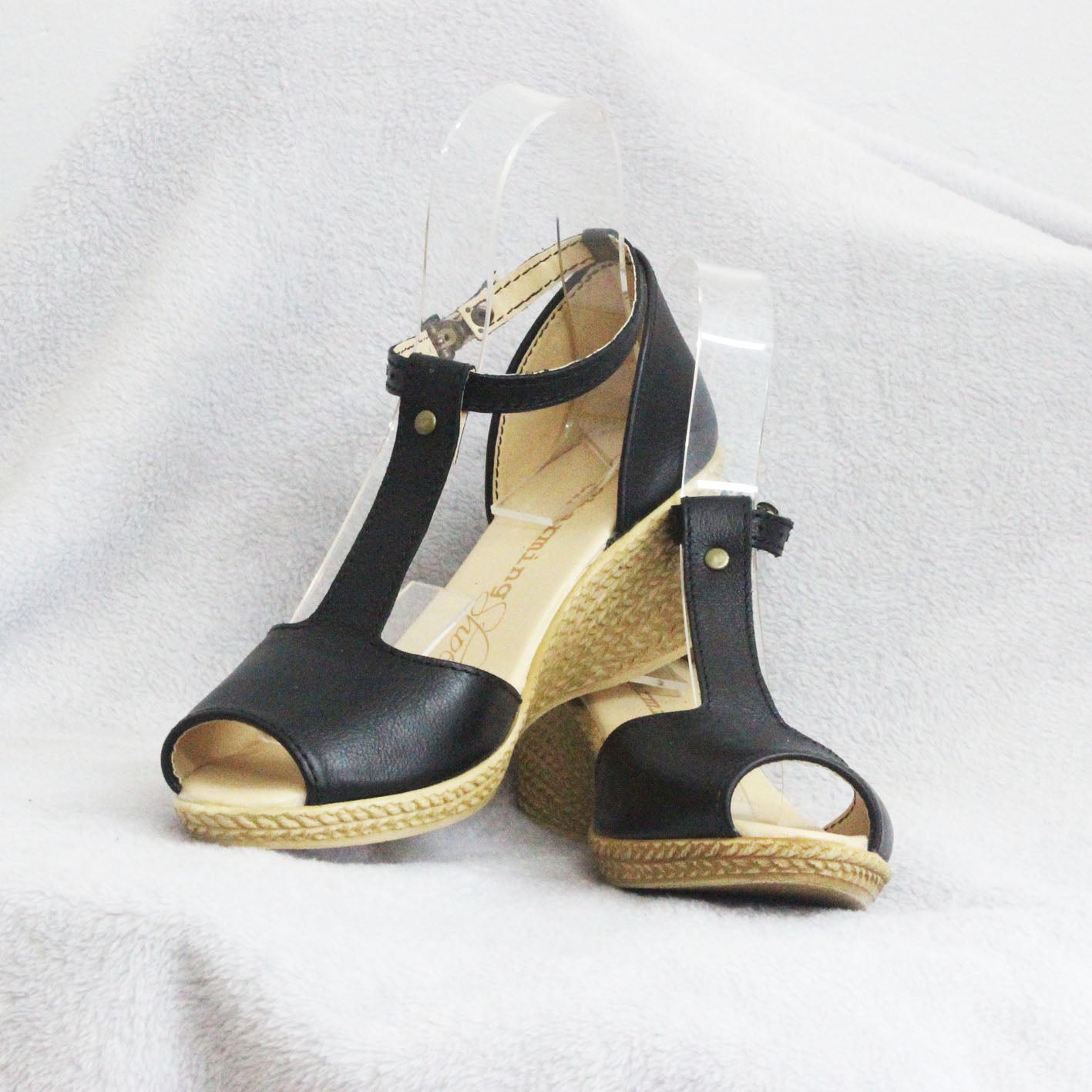 Talitha TBar Black Wedge