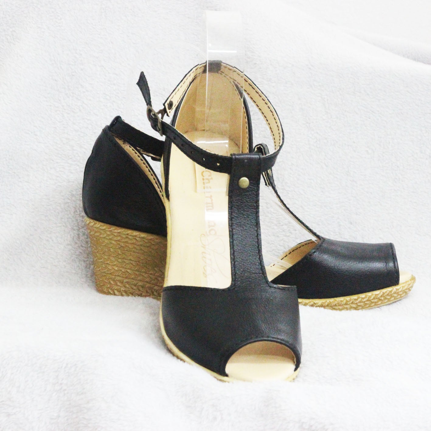 Talitha TBar Black Wedge
