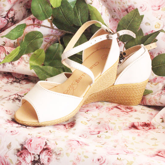 Talitha open Bridal White