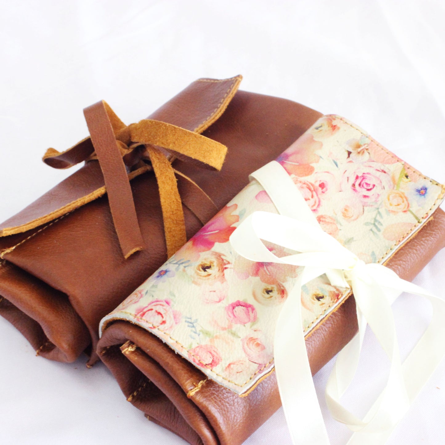 Leather Tan Roly bag