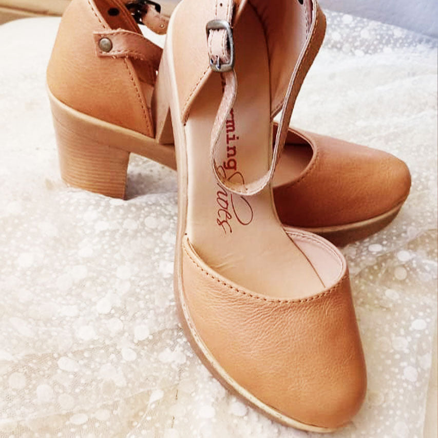 Zoë Bridal Beige closed HEELS