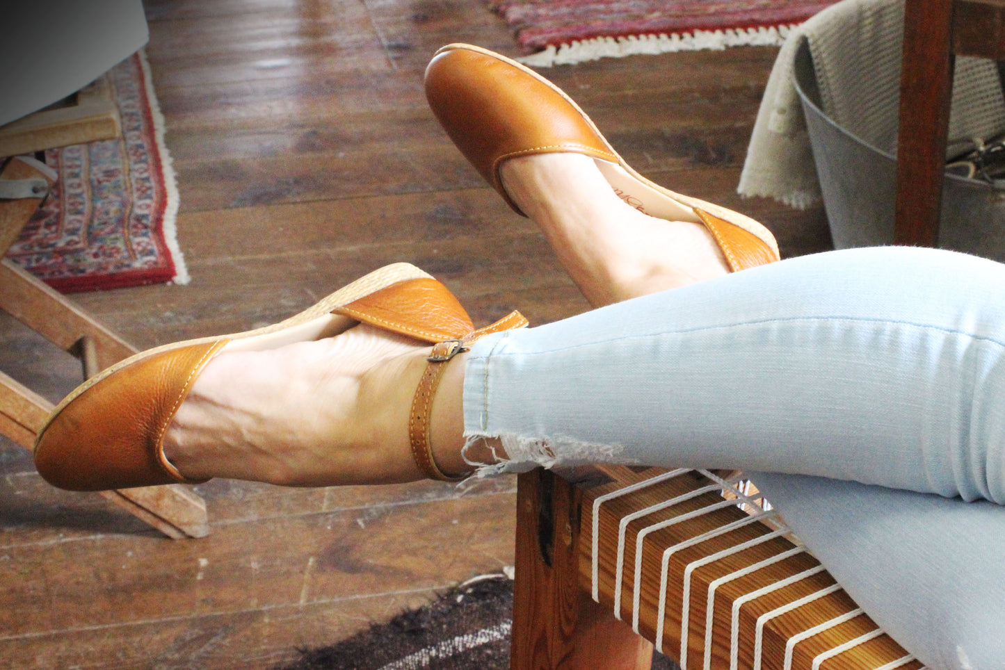 NONNA Tan Sandal
