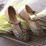 Bella Leopard TBar Sandal