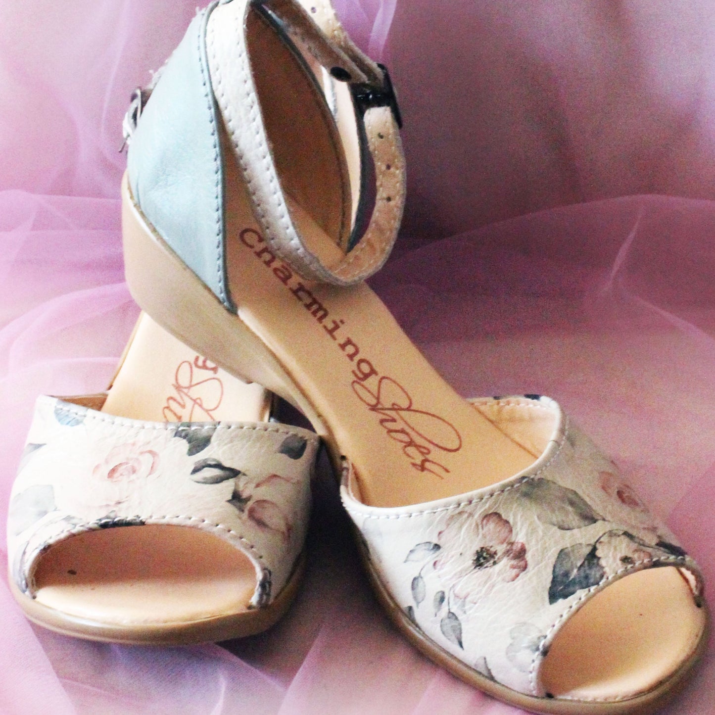 Demi Bridal Rose&Sage  Wedge