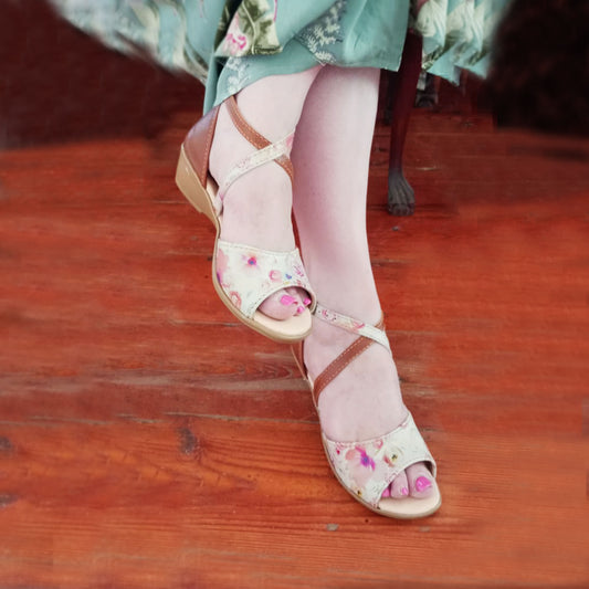 SALE Demi Vygie open toe Wedge