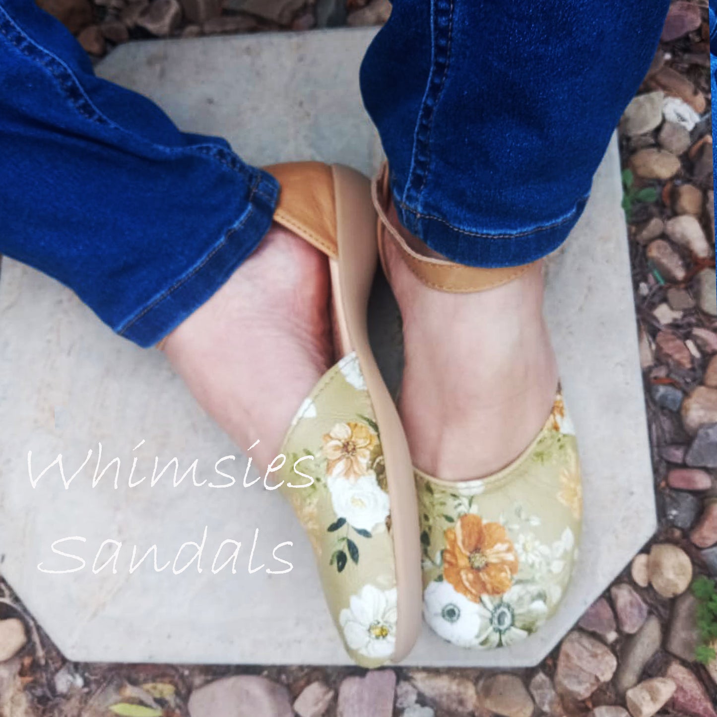 Whimsie Floral closed Sandal