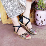 Bella Leopard Sandal