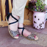 Bella Leopard Sandal