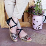 Bella Leopard Sandal