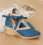 Zelda closed Cobaltblue Wedge