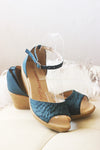 Zelda opentoe Cobaltblue Wedge