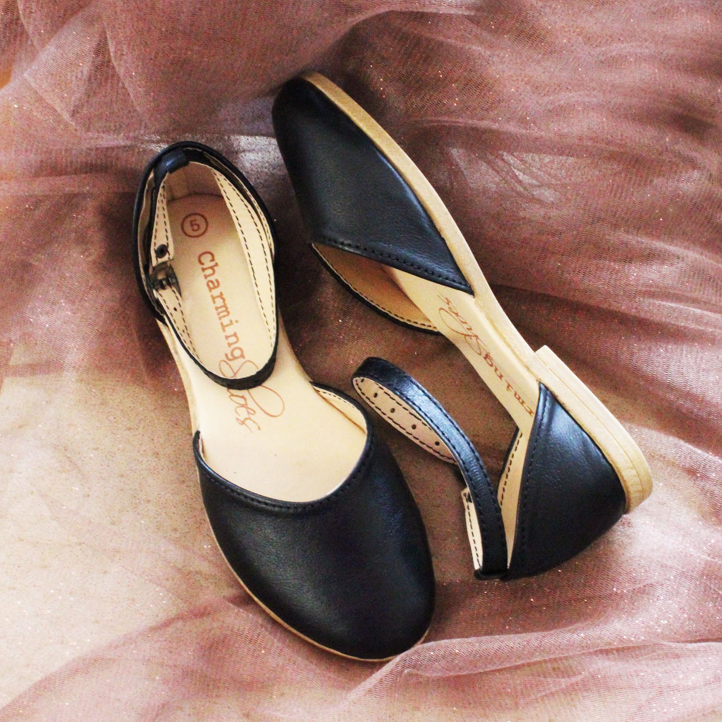 NONNA Black Sandal