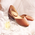 NONNA Tan Bridal Sandal