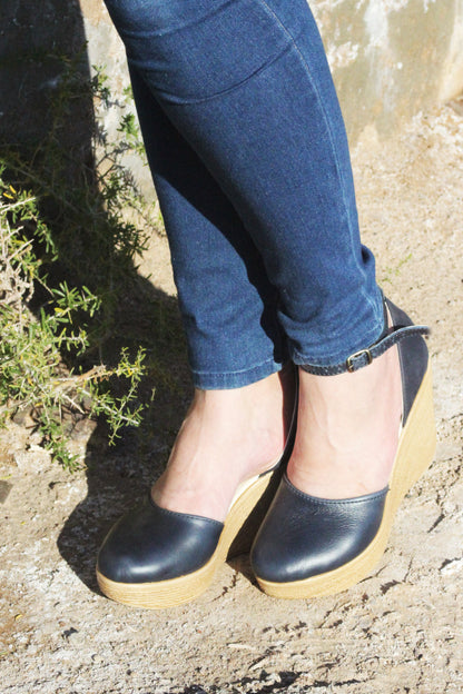 SALE JENNA closed Navy