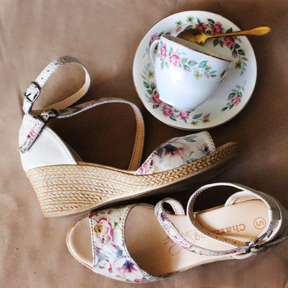 SALE Talitha Pink Peoni Wedge