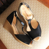 Talitha TBar Black Wedge