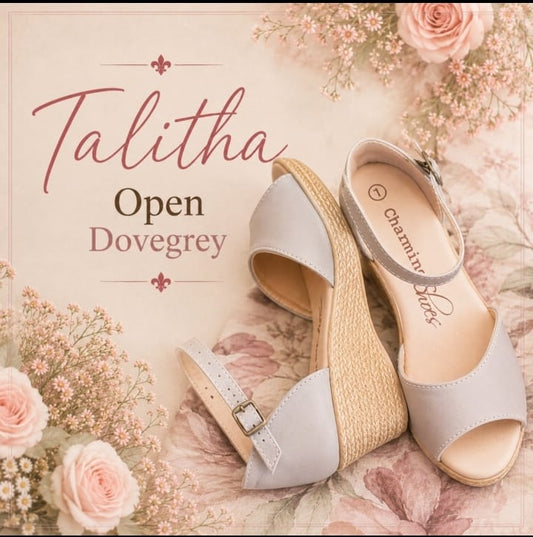 Talitha open Dove grey
