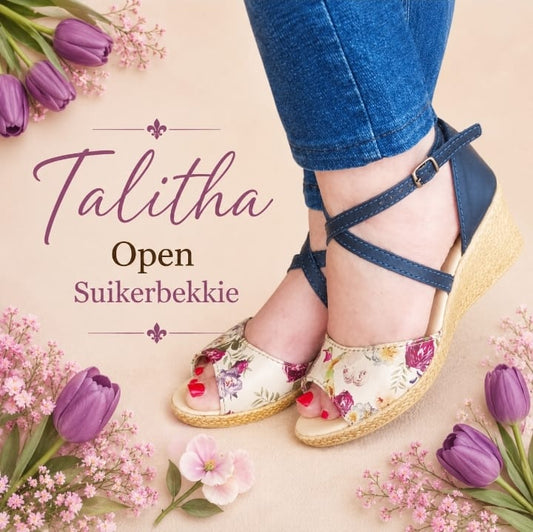 SALE Talitha open Suikerbekkie  Wedge -35%