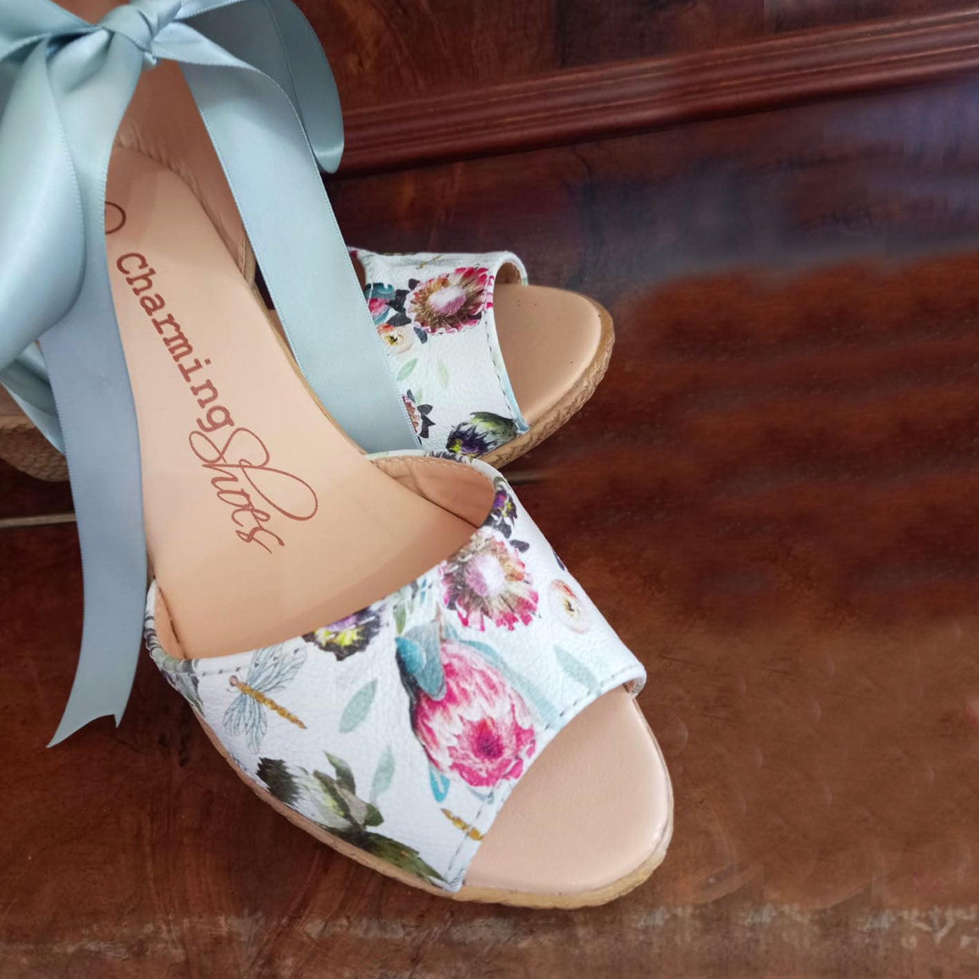 Talitha Bridal open Protea Wedge
