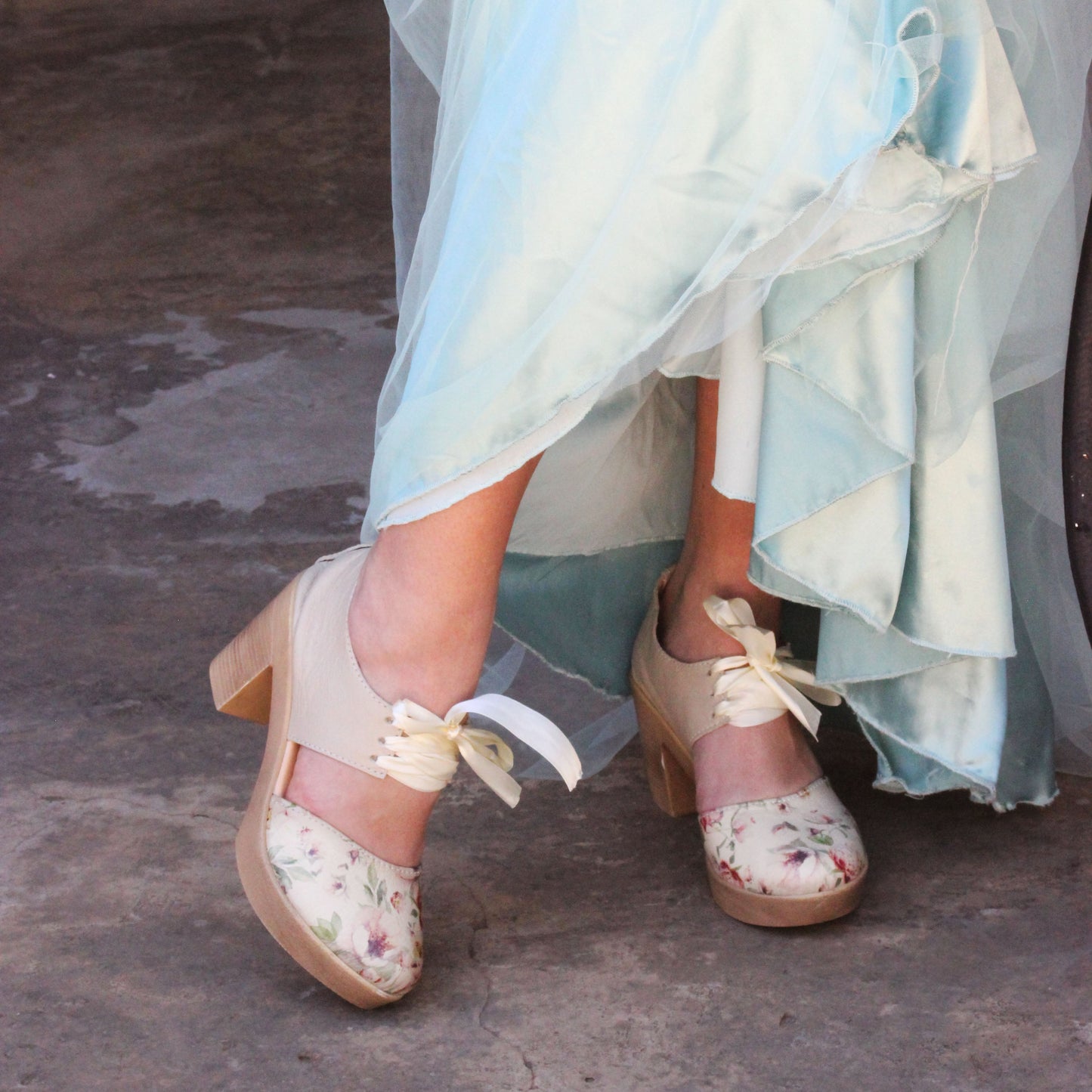 Zoë Peonie Ribbon  HEELS