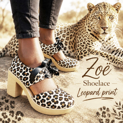 Zoë Leopard Ribbon HEELS