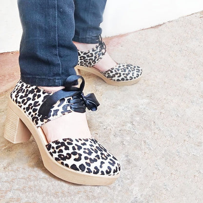 Zoë Leopard Ribbon HEELS
