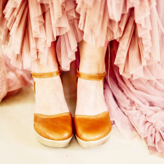 Zoë Bridal Tan closed HEELS
