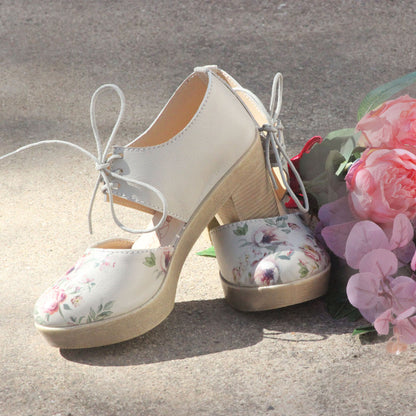 Zoë Bridal Peonie Ribbon HEELS