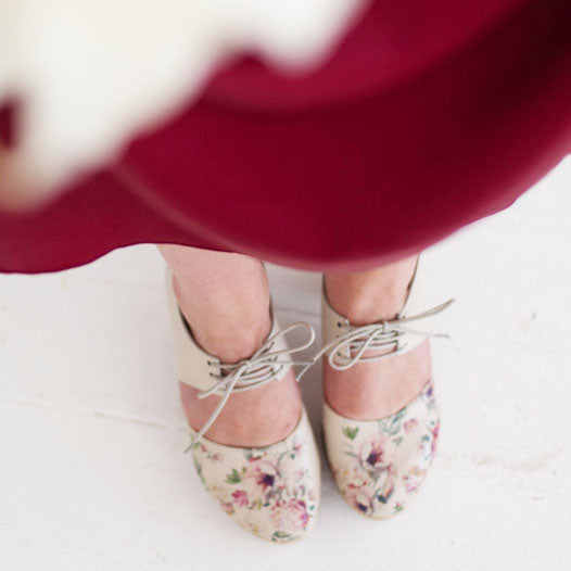 Zoë Peonie Ribbon  HEELS