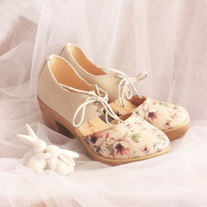 Zoë Bridal Peonie Ribbon HEELS