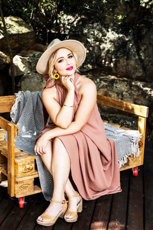 Zoë Beige  opentoe HEELS