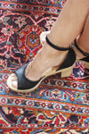 Zoë Black opentoe HEELS