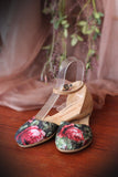 SALE Ruby Vintage Rose Sandal